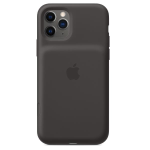 Apple Smart - Vano batteria cover per cellulare - silicone, elastomero - nero - per iPhone 11 Pro